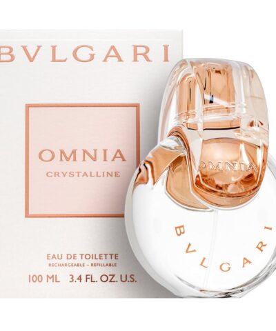 Bvlgari Omnia Crystalline EDT 100 ml Refillable – flakons ar iepakojumu
