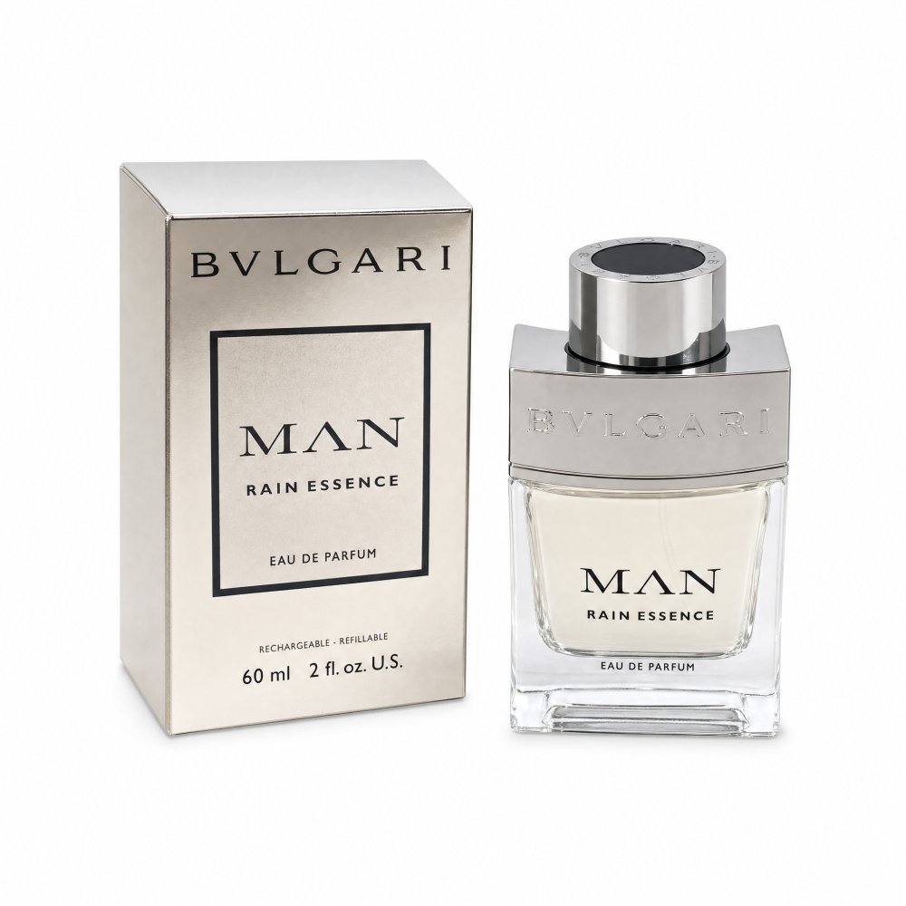 Bvlgari Man Rain Essence EDP 60 ml Refillable – flakons ar iepakojumu