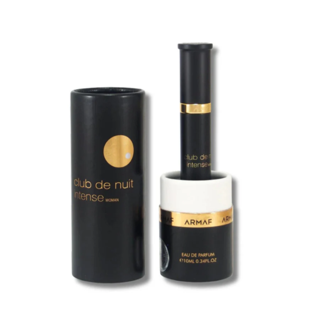 Armaf Club de Nuit Intense Woman EDP 10 ml ceļojumu izsmidzinātājs ar melnu tūbiņu