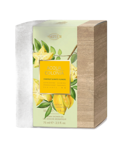 4711 Acqua Colonia Starfruit & White Flowers Eau de Cologne 50 ml + Duschgel 75 ml Set 1 pcs