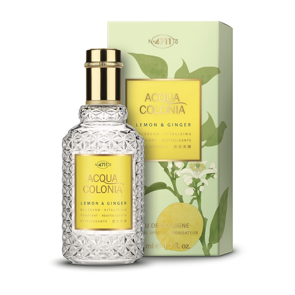 4711 Acqua Colonia Lemon & Ginger Eau de Cologne 50 ml smaržu flakons