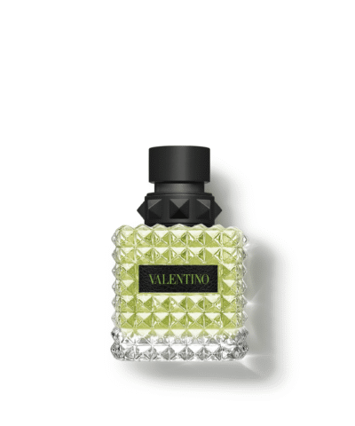 Valentino Donna Born In Roma Green Stravaganza Eau de Parfum 50 ml gaiši zaļš flakons ar zaļu uzrakstu