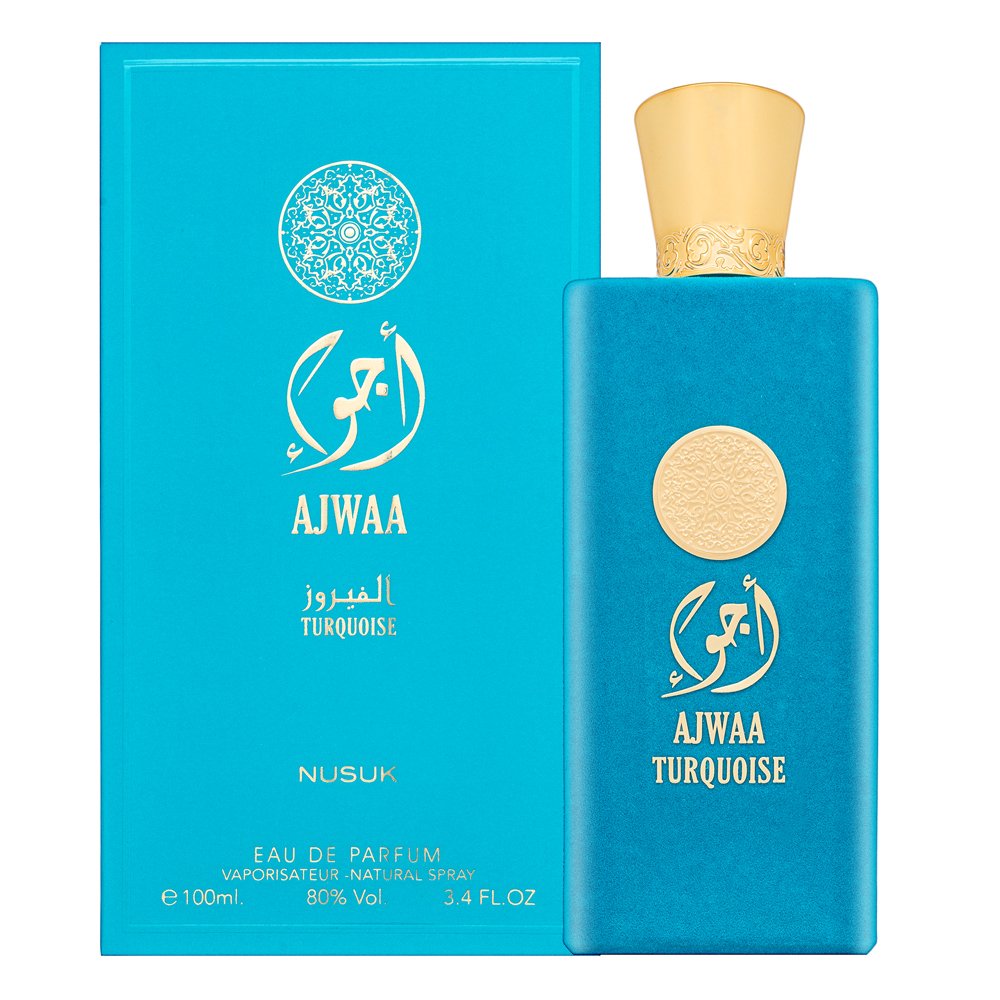 Nusuk Ajwaa Turquoise EDP 100 ml buteliukas su dėžute