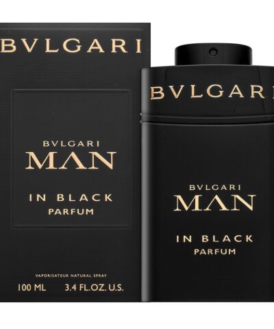 Bvlgari Man In Black Parfum 100 ml Refillable buteliukas su dėžute