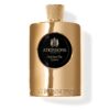 Atkinsons Oud Save The Queen Eau de Parfum 100 ml, veidrodinio aukso buteliukas su juodu emaliuotu medalionu