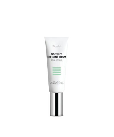 BIOEFFECT EGF Hand Serum 40 ml balta tūbelė su sidabriniu kamšteliu