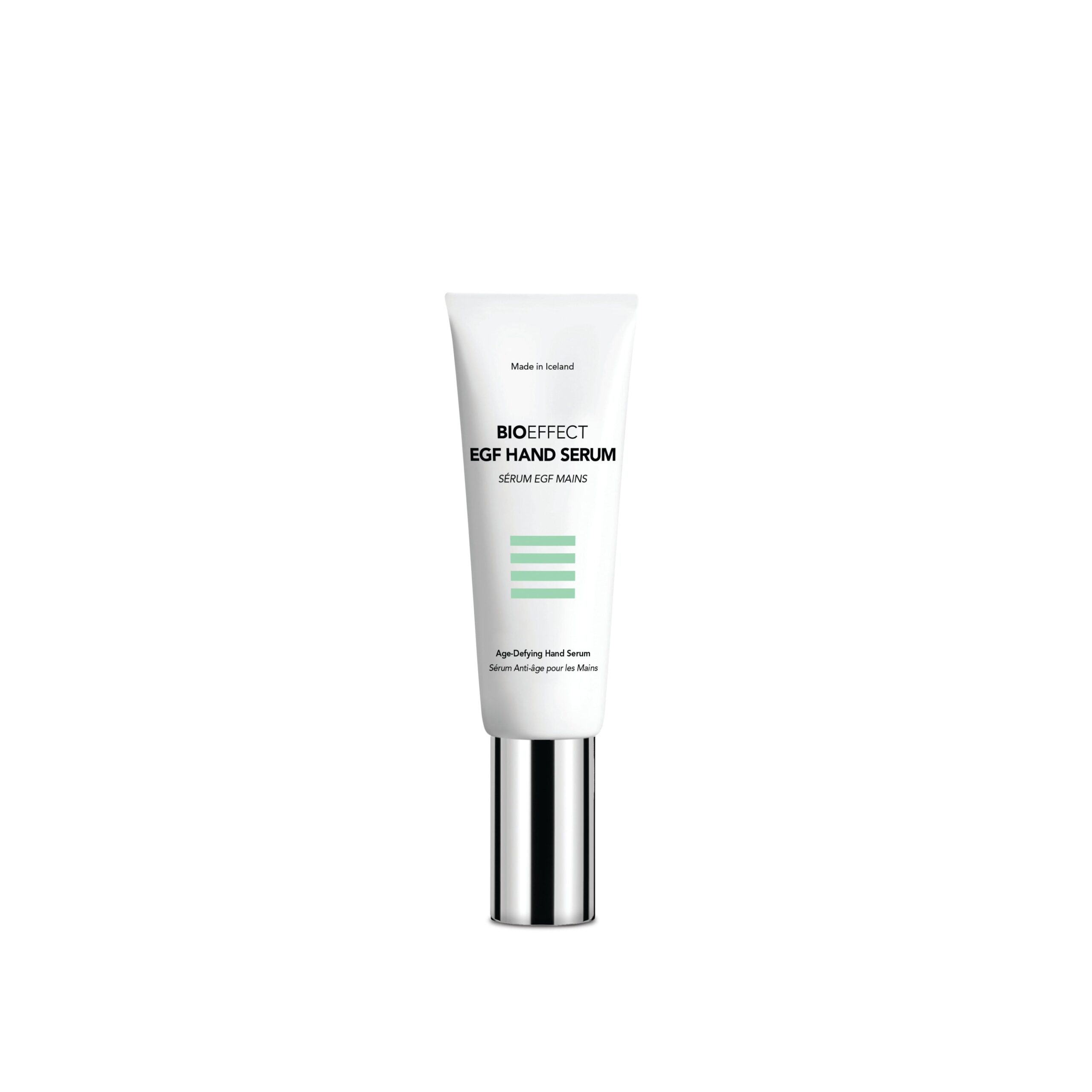 BIOEFFECT EGF Hand Serum 40 ml balta tūbelė su sidabriniu kamšteliu
