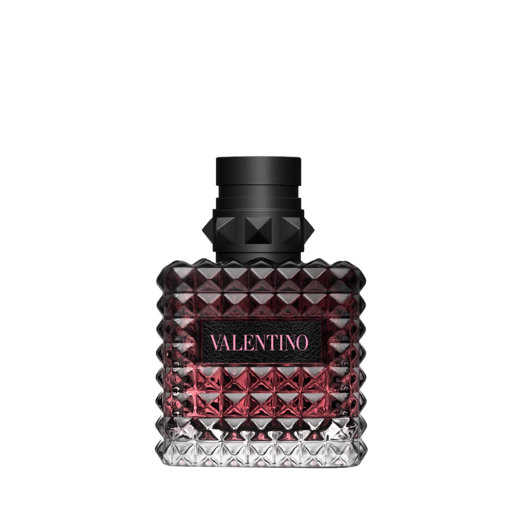 Valentino Donna Born In Roma Intense Eau de Parfum 30 ml tumši ķiršsarkans, gandrīz melns flakons