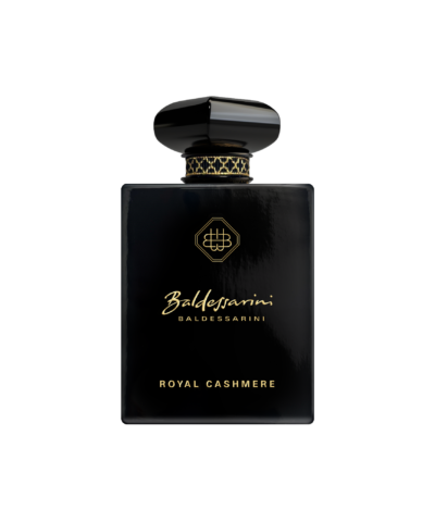Baldessarini Royal Cashmere Extrait 100 ml juodas flakonas su auksiniu kakleliu