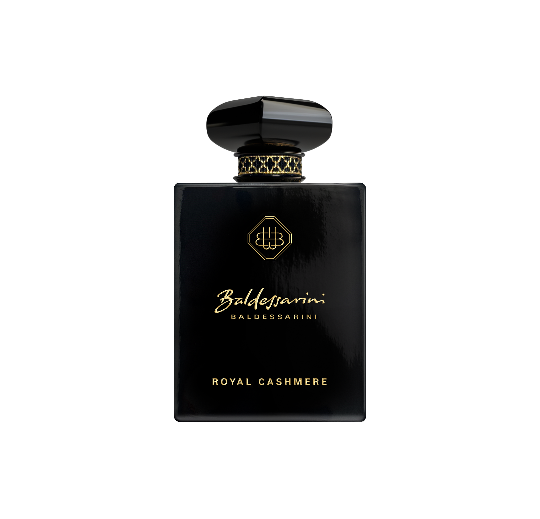 Baldessarini Royal Cashmere Extrait 100 ml juodas flakonas su auksiniu kakleliu