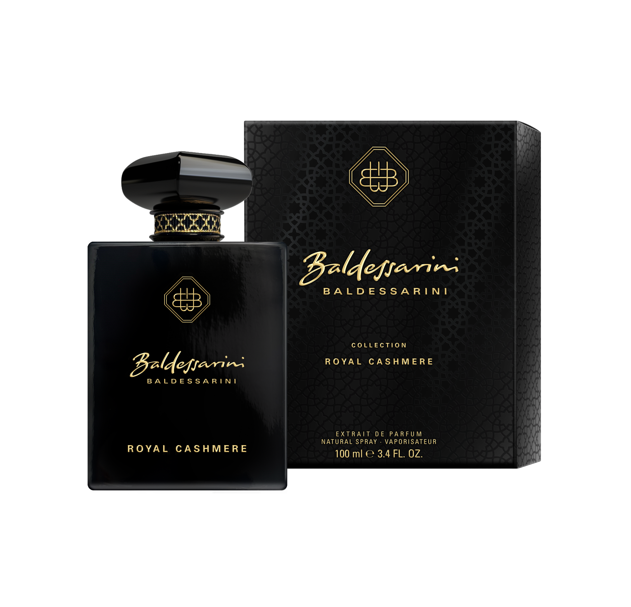 Baldessarini Royal Cashmere Extrait 100 ml flakonas su juoda dėžute