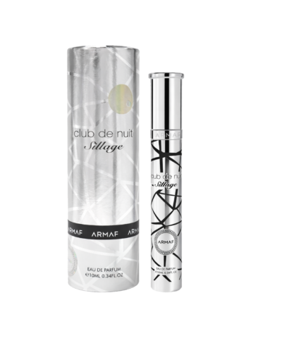 Armaf Club de Nuit Sillage EDP 10 ml ceļojumu izsmidzinātājs ar sudrabainu tūbiņu