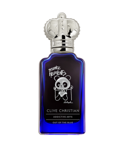 Clive Christian Strange Heavens Out Of The Blue Extrait de Parfum 50 ml zils flakons ar sudrabainu kroni