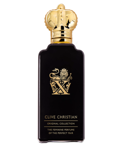 Clive Christian X Feminine Eau de Parfum 50 ml melns flakons ar zeltainu kroni