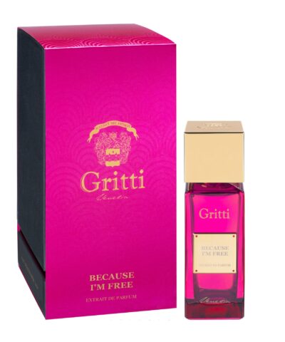 Gritti Because I'm Free Extrait de Parfum 100 ml buteliukas su dezute
