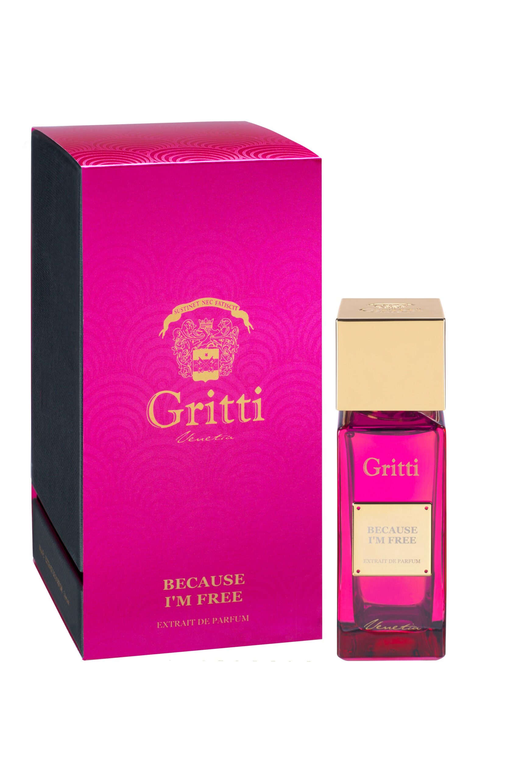 Gritti Because I'm Free Extrait de Parfum 100 ml buteliukas su dezute