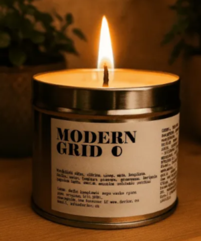 MODERN GRID aromātiskā svece