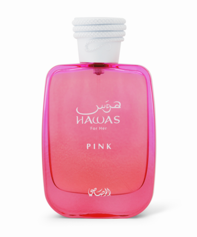 Rasasi Hawas Pink EDP 100 ml rozā smaržu flakons