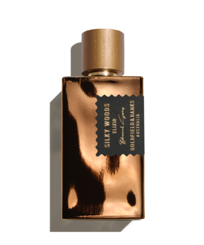 Goldfield & Banks Silky Woods Elixir Extrait De Parfum bronzas pudelīte