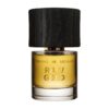 Thomas de Monaco Raw Gold Extrait 50 ml flakonas su auksiniu skysčiu ir juodu kamšteliu