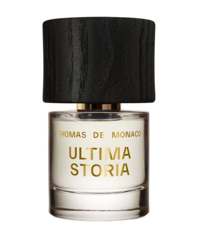 Thomas de Monaco Ultima Storia Extrait 50 ml flakonas su juodu mediniu kamšteliu