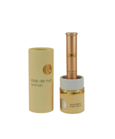 Armaf Club de Nuit Women EDP 10 ml ceļojumu izsmidzinātājs ar smilšu krāsas tūbiņu