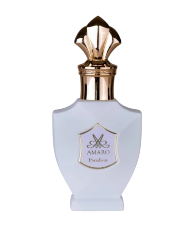Amaro Paradisus Extrait de Parfum 50 ml gaišs ziloņkaula krāsas flakons