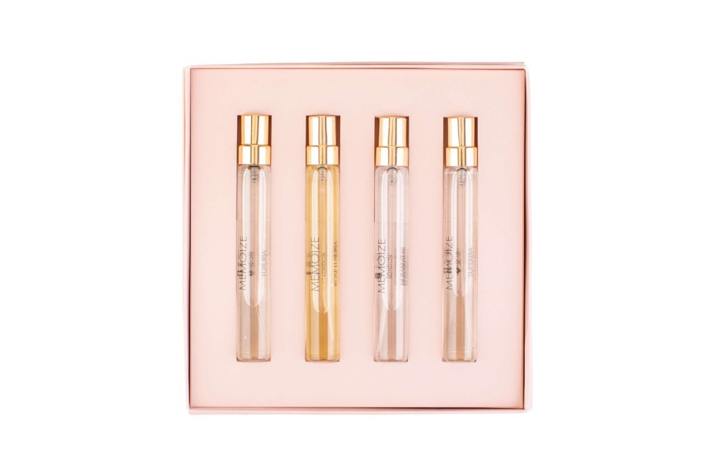 Collection II Komplekts Memoize: Humanitas Extrait De Parfum 7.5 ml + Superbia Extrait De Parfum 7.5 ml + Luxuria Extrait De Parfum 7.5 ml + Rose Luxuria EDP 7.5 ml