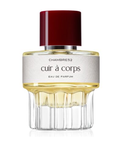 Chambre52 Cuir à Corps Eau de Parfum 52 ml, briaunuotas stikla flakons ar dzintara krāsas šķidrumu