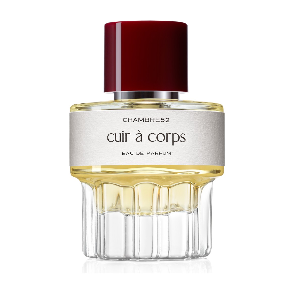 Chambre52 Cuir à Corps Eau de Parfum 52 ml, briaunuotas stikla flakons ar dzintara krāsas šķidrumu