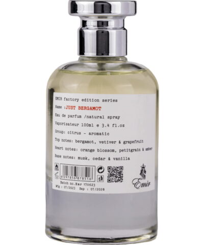 Emir Just Bergamot Factory Edition EDP 100 ml
