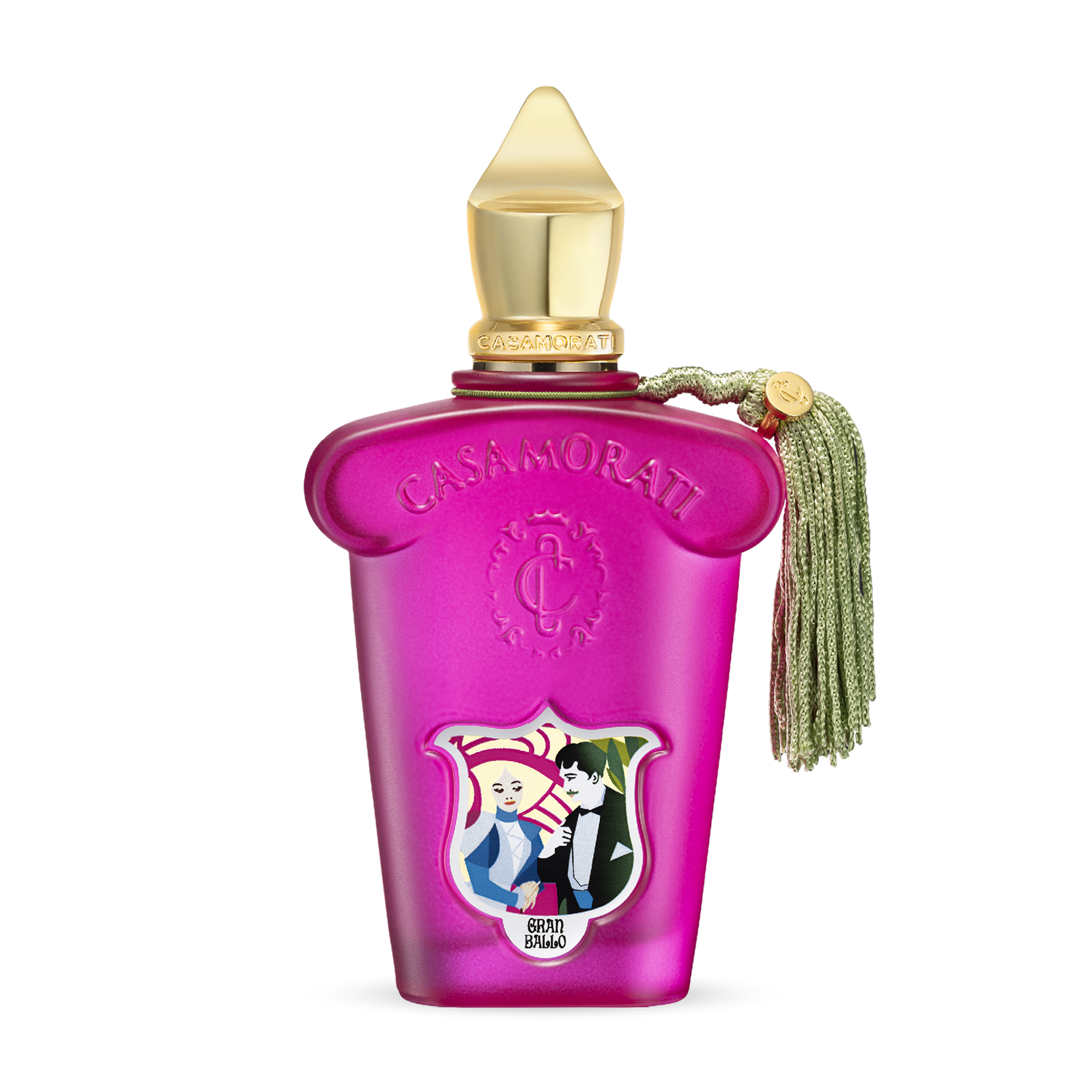 Xerjoff Casamorati Gran Ballo Eau de Parfum 100 ml, Casamorati flakons ar zeltainu vāciņu