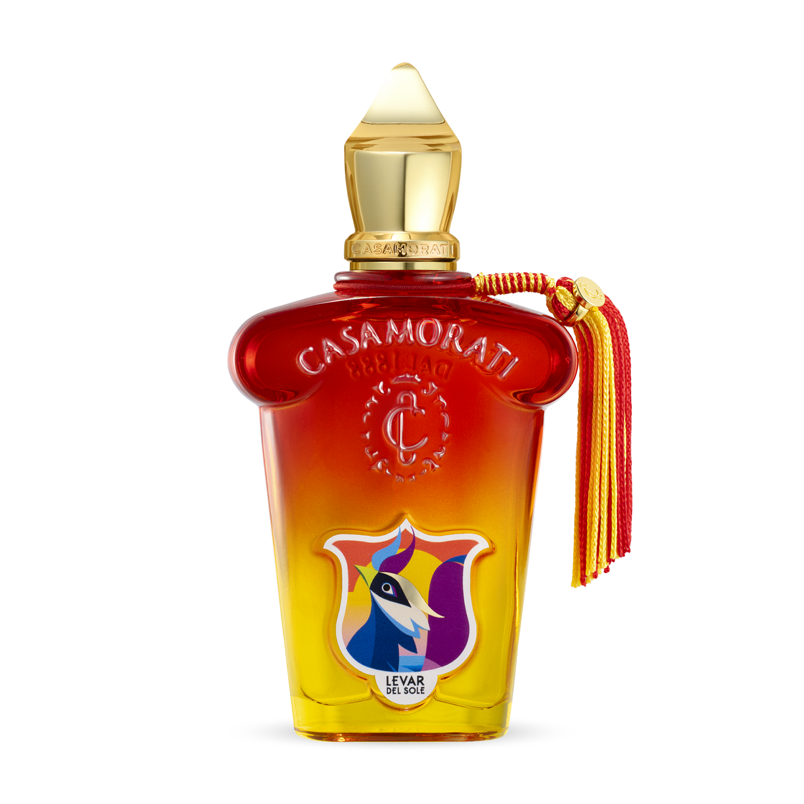 Xerjoff Casamorati Levar del Sole Eau de Parfum 100 ml, Casamorati flakons ar zeltainu vāciņu