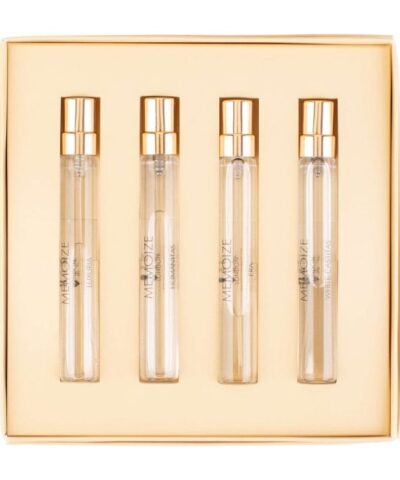 Collection III Komplekts Memoize: Luxuria Extrait De Parfum 7.5 ml + White Castitas Extrait De Parfum 7.5 ml + Era Extrait De Parfum 7.5 ml + Humanitas Extrait De Parfum 7.5 ml kvepalų buteliukas
