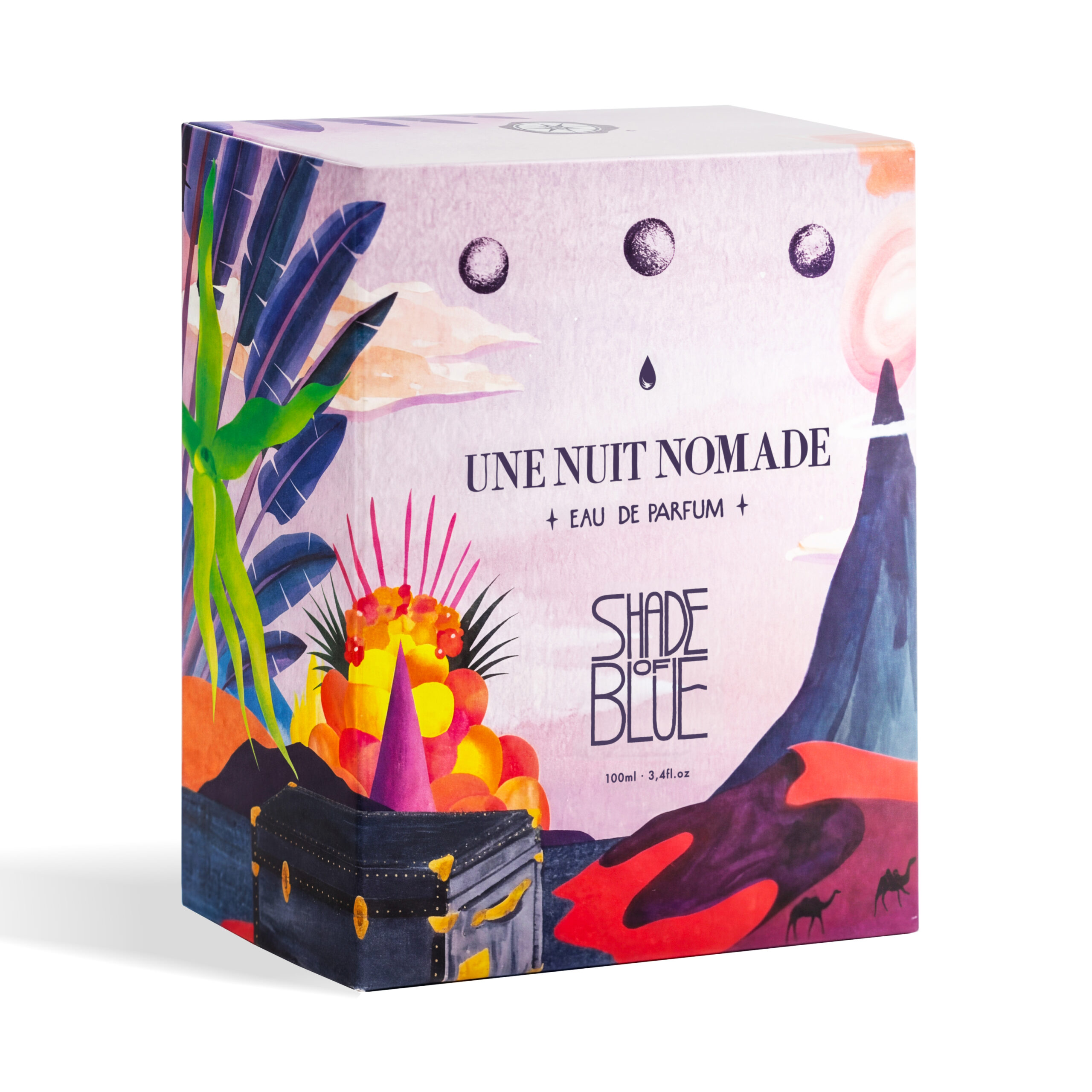 Une Nuit Nomade Shade of Blue Eau de Parfum 100 ml smaržu flakons