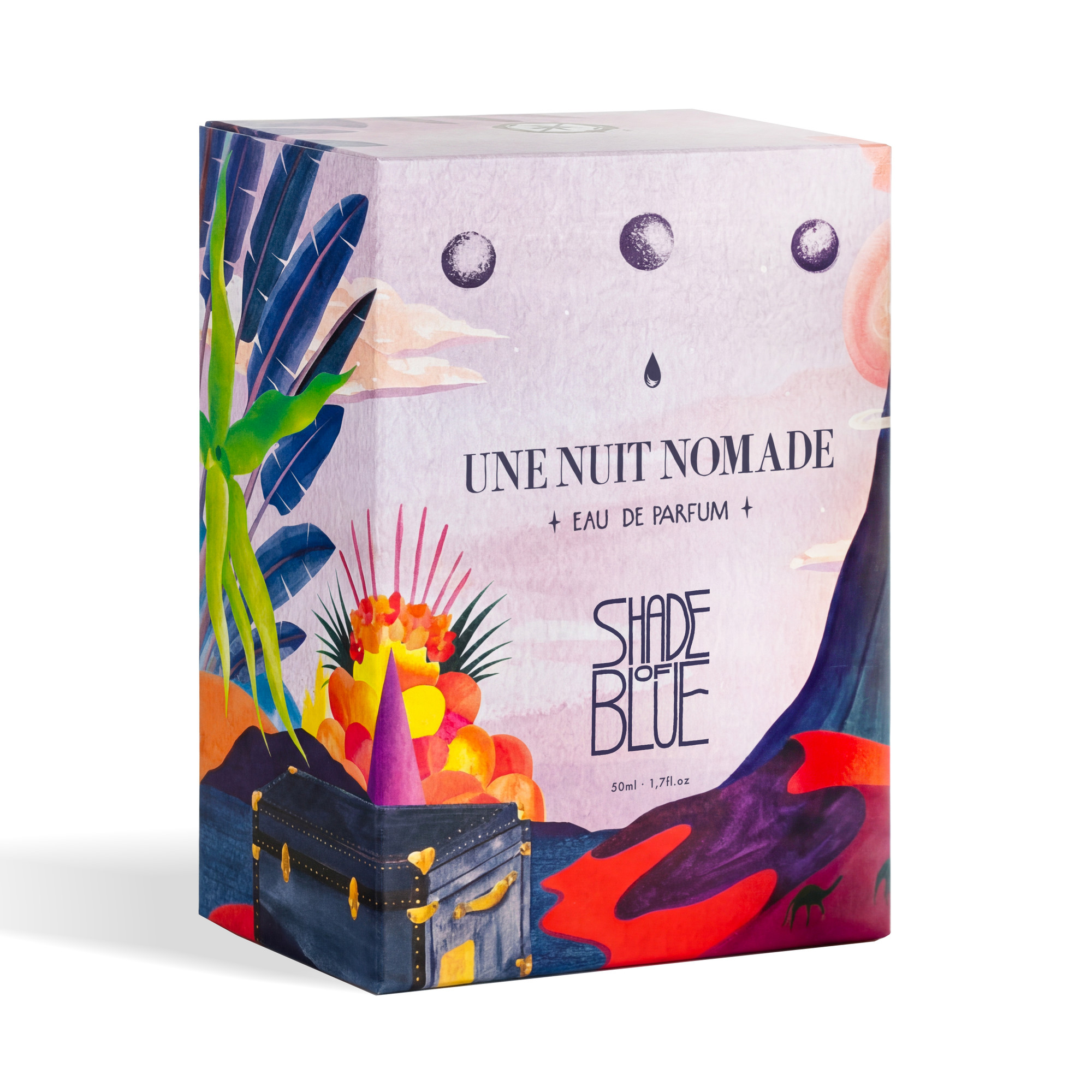 Une Nuit Nomade Shade of Blue Eau de Parfum 50 ml smaržu flakons