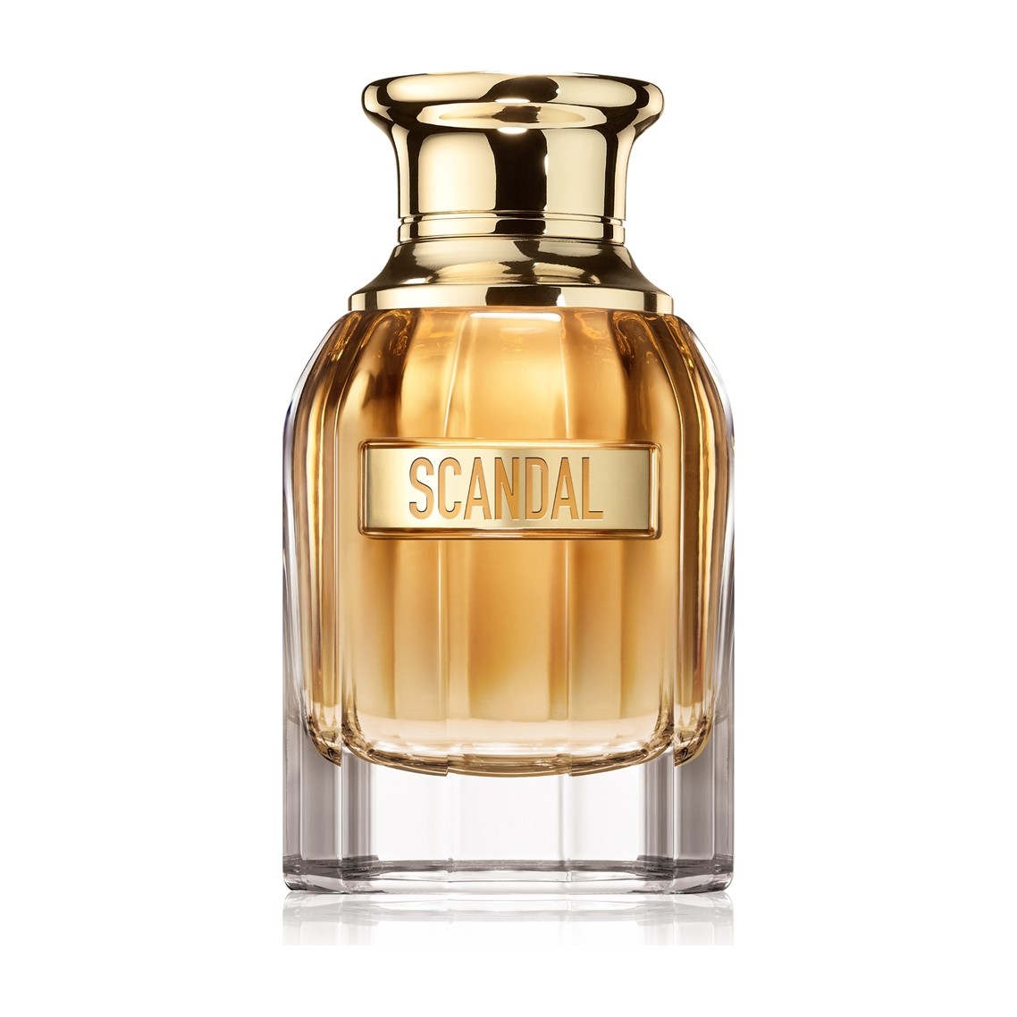 Jean Paul Gaultier Scandal Absolu Parfum Concentré 30 ml auksinis rievėtas flakonas su auksiniu dangteliu