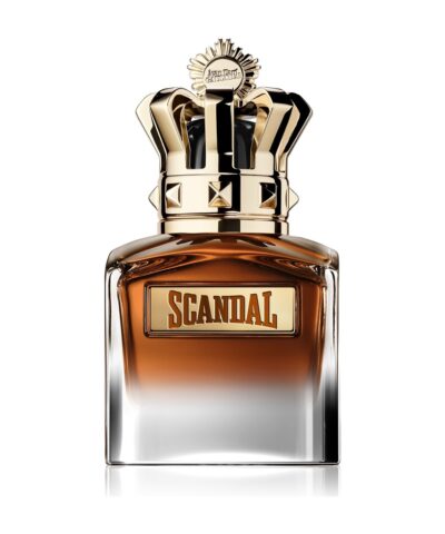 Jean Paul Gaultier Scandal Pour Homme Elixir Parfum 50 ml gintarinis flakonas su auksine karūna