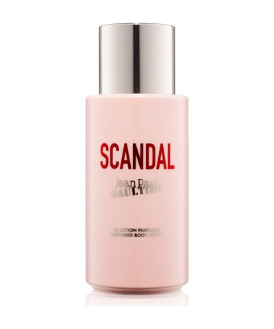 Jean Paul Gaultier Scandal Body Lotion 200 ml šviesiai rožinis buteliukas su sidabriniu dangteliu