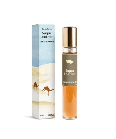 Une Nuit Nomade Sugar Leather Eau de Parfum 25 ml — kelioninis purkštukas su dėžute