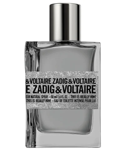 Zadig Voltaire This Is Really Him Eau de Toilette Intense 50 ml sidabrinis buteliukas