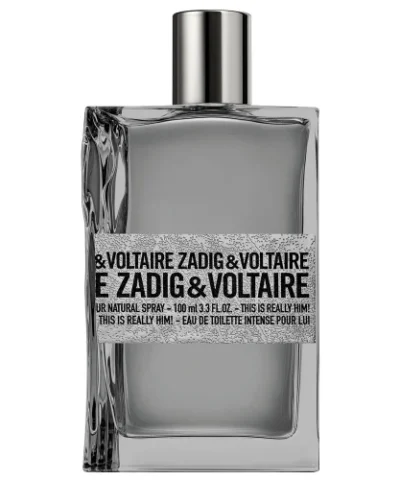 Zadig Voltaire This Is Really Him Eau de Toilette Intense 100 ml sidabrinis buteliukas