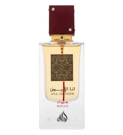 Lattafa Ana Abiyedh Rouge EDP 60 ml kvepalų buteliukas
