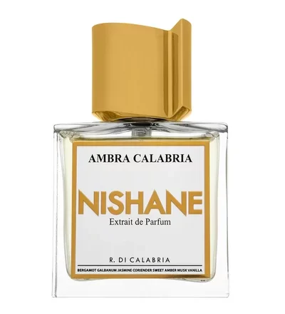 Nishane Ambra Calabria Extrait de Parfum 50 ml kvepalų buteliukas