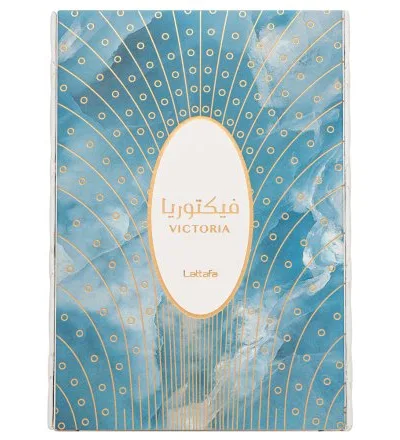 Lattafa Victoria EDP 100 ml kvepalų buteliukas, kitas rakursas
