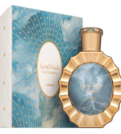 Lattafa Victoria EDP 100 ml kvepalų buteliukas, kitas rakursas
