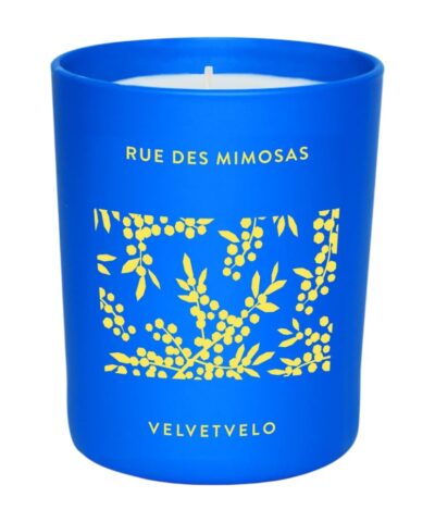 Velvetvelo Rue Des Mimosas Aromātiskā svece 185 g *Tester kvepalų buteliukas