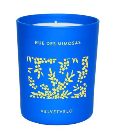 Velvetvelo Rue Des Mimosas Aromātiskā svece 185 g kvepalų buteliukas