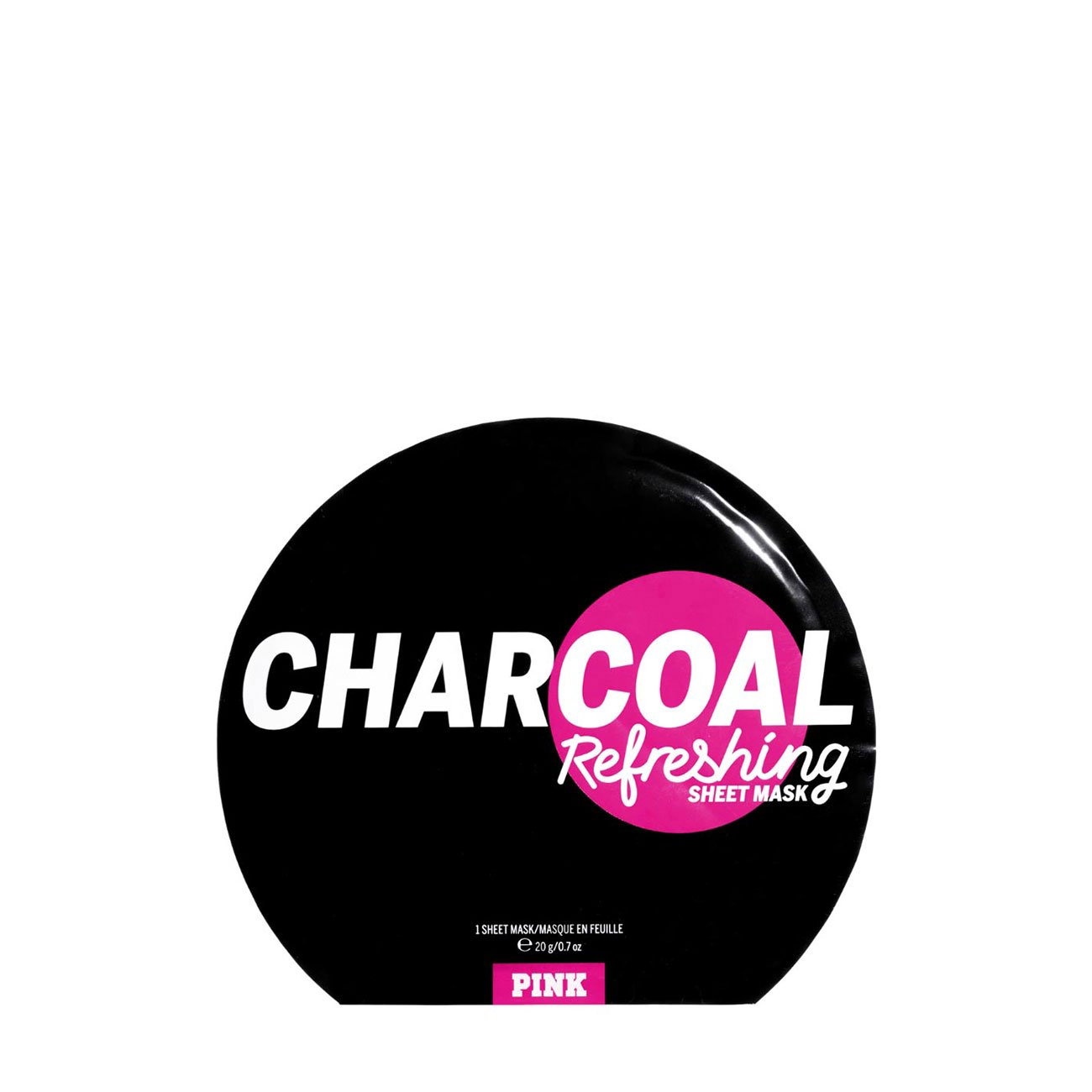 Victoria's Secret, Pink Charcoal, Atsvaidzinošs, Sejas maska, Sejai, 20 g smaržu flakons
