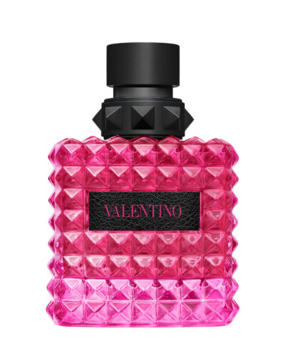 Valentino Donna Born In Roma Extradose Parfum 100 ml spilgti rozā flakons ar kniedēm